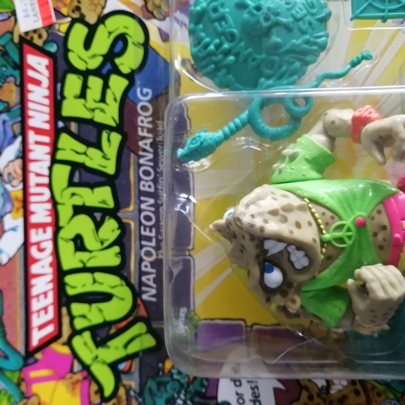 1990 Napoleon Bonafrog Unpunched TMNT Playmates Teenage Mutant Ninja Turtles. - Picture 8 of 11